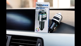 Wegman Bluetooth FM Transmitter  Autolader  Bluetooth Carkit [upl. by Preciosa]