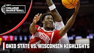 Ohio State Buckeyes vs Wisconsin Badgers  Full Game Highlights  ESPN College Basketball [upl. by Liris789]