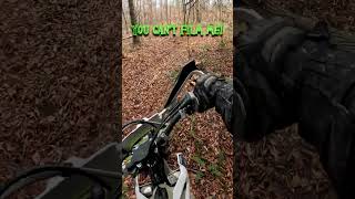 quotDoesnt want to be recordedquot Karen in the woods  Husqvarna TE 150 [upl. by Ahsaetan]