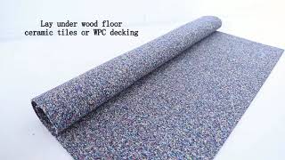 What can be used for sound insulation and shock absorption floor mats [upl. by Perrie182]