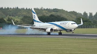 London Luton Airport Summer evening sunset arrivals amp departures Planespotting in 4K [upl. by Icul]