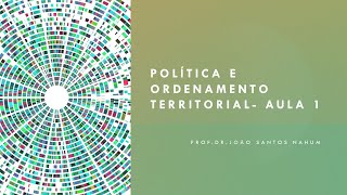 Para compreender o ordenamento territorial 1 [upl. by Gussy]