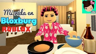 Mi Rutina en Roblox Bloxburg  TITI JUEGOS [upl. by Oratnek]