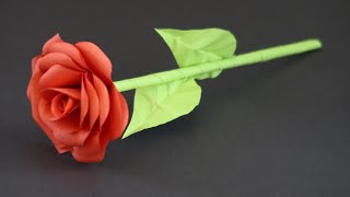 Schöne Rose basteln aus Papier  Rose machen🌹🌹🌹 [upl. by Christianity]