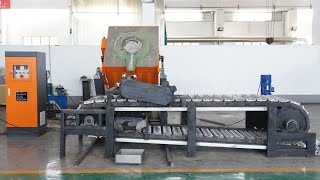 300KGS aluminum furnace with ingot casting line [upl. by Ille]