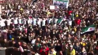 Syrian Revolution Protest  quotYour last Friday Basharquot English Translation [upl. by Ezri]