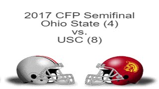 Game 9  2017 College Football 12Team Playoff Simulation NCAA 14  Ohio State vs USC [upl. by Irelav634]