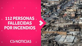 112 FALLECIDOS y casi 15 mil casas afectada Nuevo balance por incendios en Valparaíso [upl. by Odell]