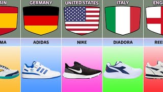 List Shoes Brands From Different Countries WatchMojo [upl. by Hurwitz312]