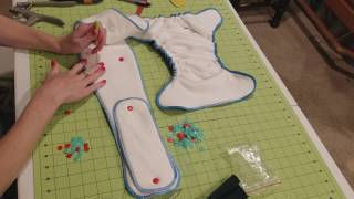 Cloth Diaper Sewing  Sew Along  Fitted Diaper  Day 5 [upl. by Naesal]