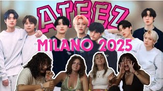 ATEEZ A MILANOOOOO  Tour europeo degli Ateez amp Fashion Week [upl. by Attevaj768]