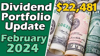 Dividend Stocks I Bought and Sold in February 2024  Dividend Growth Income Portfolio Update [upl. by Bryce]