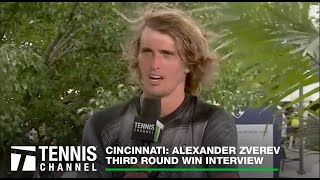 Alexander Zverev Preaches Patience amp Short Memory Cincinnati 3R Win [upl. by Drawdesemaj74]