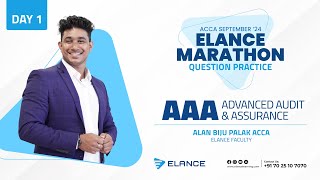 Elance Marathon Question Practice  Revision  AAA  Day 1  Alan Biju Palak ACCA  ACCA Sept ‘24 [upl. by Yahsan]