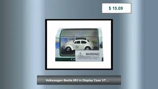 Volkswagen Beetle 53 in Display Case 172 Diecast Model Car by Cararama [upl. by Ley]