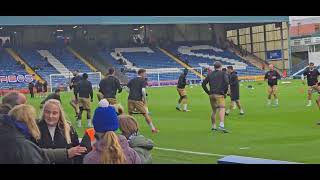 Oldham Athletic Vs Tamworth FC warming up 16112024 2425 Season [upl. by Leonanie]