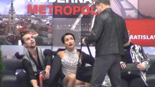 Nepela Trophy 2015 Ksenia STOLBOVA  Fedor KLIMOV SP ONT2015 [upl. by Trilbie]