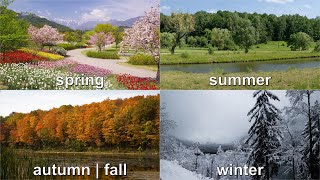 Seasons  English Vocabulary [upl. by Gherardi36]