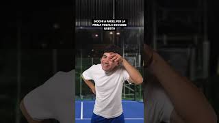 GIOCHI a PADEL per LA PRIMA VOLTA e succede questo  Gabriele Vagnato [upl. by Katee]