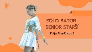 Sólo baton senior starší 2024 Karolína Nyníčková Clariss FM [upl. by Henn]