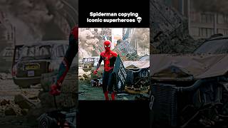 Spiderman copying iconic superheroes [upl. by Aznerol453]