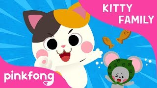 Kitty Family  Animal Song  Meow Meow Meow  Pinkfong Songs for Children [upl. by Okun]