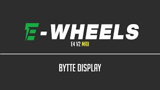 Ewheels  Bytte display  E4 V2 Max [upl. by Innavoij256]