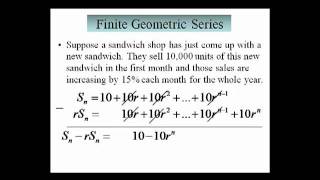 Finite Geometric Series [upl. by Diarmit414]