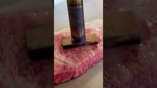 A5 Miyazaki Wagyu Affair Sear Close Up  A5 Japanese wagyu Wholesale wagyu wagyuaffair wagyubeef [upl. by Bathsheba71]