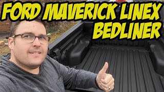 I get a Linex bedliner for my Ford Maverick  before after and a look at my 21 year old Linex [upl. by Anaig]