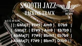 Backing Track Smooth Jazz in G amp Ab Example 04 [upl. by Nomae]