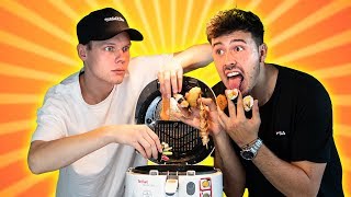 WIR FRITTIEREN SUSHI🍣mit UnsympathischTV [upl. by Kinelski]