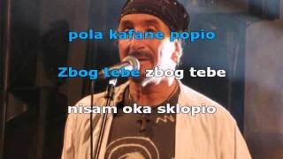 Zeljko Bebek  Sinoc sam  Karaoke [upl. by Euk]