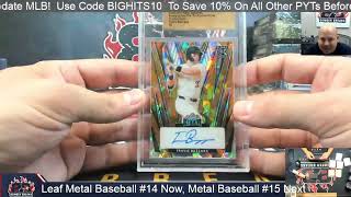 2024 Leaf Metal Baseball Random Player Checklist 14 1 Jumbo Box Break 11 10 24 [upl. by Enitsud814]