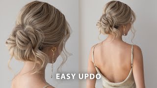 Easier Than It Looks Updo ❤️✨ Wedding Hairstyle Wedding Guest Prom [upl. by Zeiger]