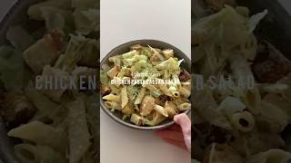 Chicken pasta salad 🥗dietrecipe dietsalad healthymeals healthyrecipe lunchboxrecipe [upl. by Moguel]