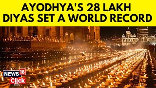 Ayodhya Diwali 2024  Ayodhya Deepotsav 28 Lakh Diyas To Create Guinness World Record  N18V [upl. by Miche]