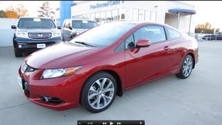 2012 Honda Civic SI Coupe Start Up Exhaust and In Depth Review [upl. by Maxama]