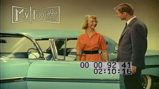 Woman and Car Salesman 1950s [upl. by Odlawso389]