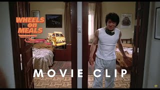 Jackie Chans morning exercise in Wheels on Meals 1984 [upl. by Elokyn]