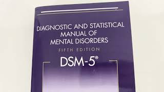 Diagnostic and Statistical Manual of Mental Disorders DSM5  Fifth Edition [upl. by Garett]