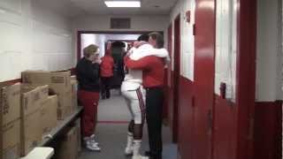 Teddy Bridgewater amp Shawn Watson Embrace After Winning Big East Title [upl. by Trebmal]