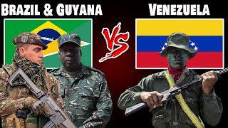 BRAZIL amp GUYANA VS VENEZUELA  MILITARY POWER COMPARISON 2023 militarypower [upl. by Okeim]