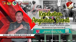 Dirgahayu Kesehatan TNI AD Ke  79 [upl. by Norred680]