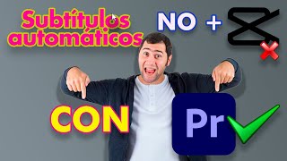 Cómo Agregar Subtítulos Automáticos a un Video en Adobe Premiere Pro [upl. by Eenafit]