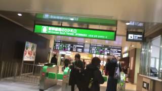 JR仙台駅新幹線乗り換え改札 icsca利用 [upl. by Eilla]