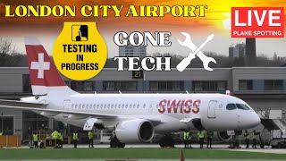 🔴London City Airport Live  Test Stream   Plane Spotting liveairport planespotting livestream [upl. by Alenas16]