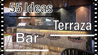 55 Mejores Ideas De Terrazas Bar En Casa Home Decor Ideas Modernas [upl. by Hazeghi]