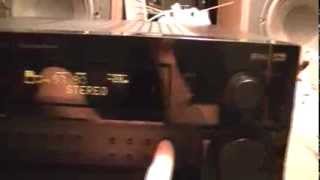 Pioneer VSX24TX Elite THX Receiver Repair and Demonstration Kitchen Table Electronics Repair [upl. by Fabozzi]