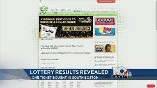 Winning numbers drawn in Virginia’s New Year’s Millionaire Raffle [upl. by Kennard]